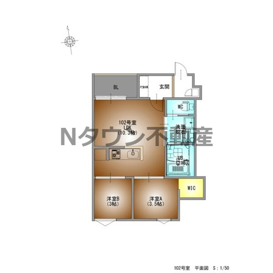 【間取り】 | REGALEST志賀本通5 | 間取りです。