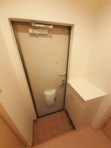 リバーパークＫの玄関