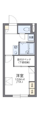 レオパレス越前谷の間取り