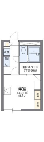 レオパレスオルシスの間取り