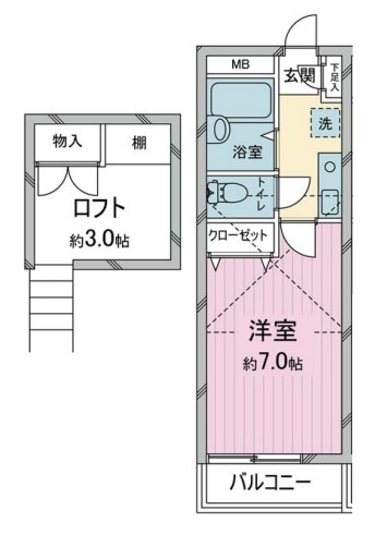 クレセントハイツ21の間取り