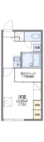 レオパレスサミット花和の間取り