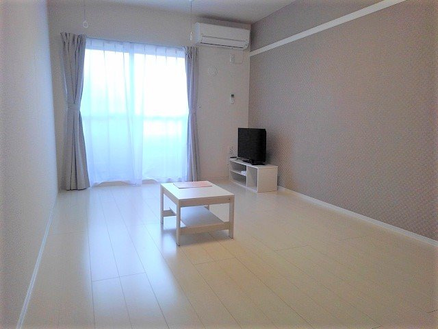 クレイノシャトーブランカⅡの居間・リビング|1階タイプのお部屋です。