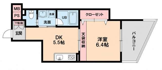 【間取り】 | ハイツ オリオン