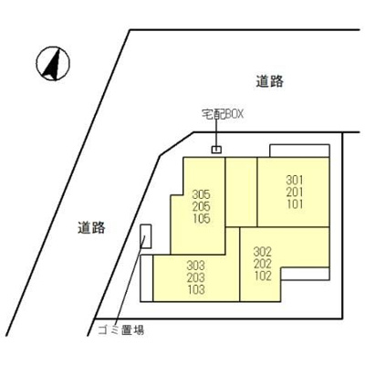 【区画図】 | プリマベーラ(富士見)