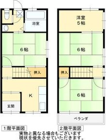梶町4丁目貸家の間取り