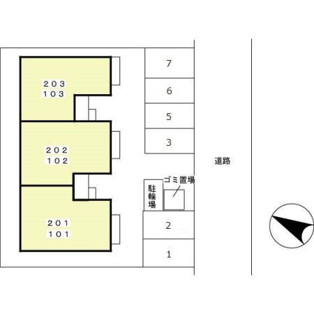 【区画図】 | コンフォール　Ⅱ