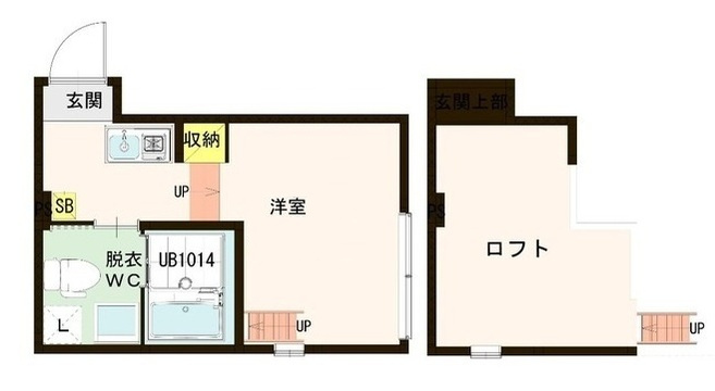 LUANA の間取り|間取りです。