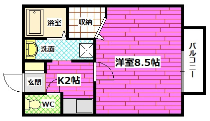 バーディテラスの間取り