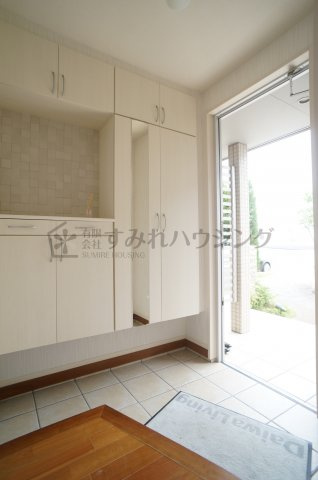 ハーベストガーデンの玄関|参考、同建物・反転間取りの号室