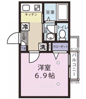 【間取り】 | エスポワール東大井 | 間取りです。