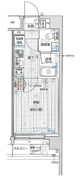 プレール・ドゥーク南品川の間取り|間取りです。