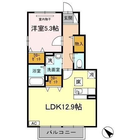 エスポワール　B棟の間取り