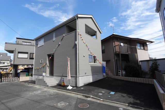 川越市仙波町　3LDK+S+カースペース付き　新築戸建ての外観