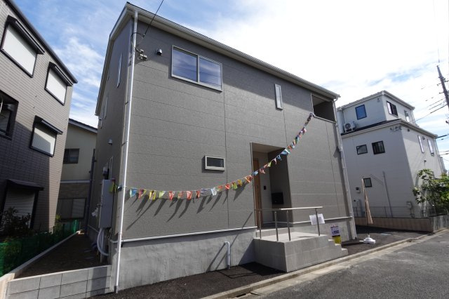 川越市仙波町　3LDK+S+カースペース付き　新築戸建ての外観