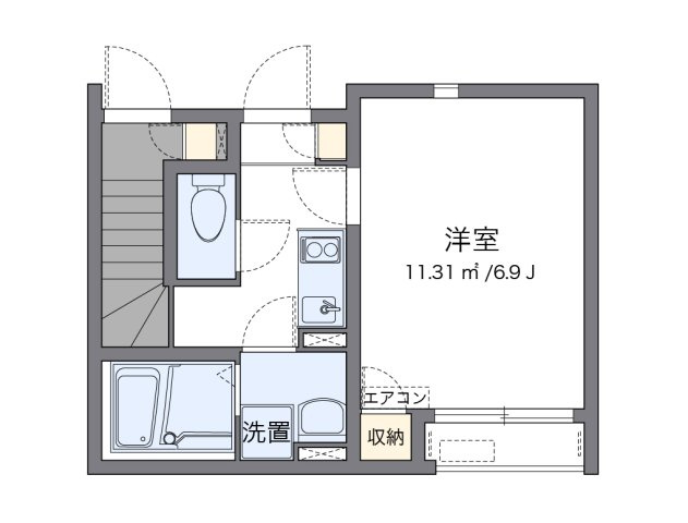 クレイノＨＩＲＯの間取り|代表的な間取のため実際の間取とは異なる場合があります