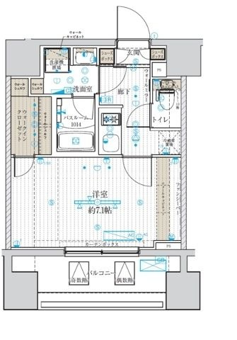 ブライズ尾久の間取り|間取りです。