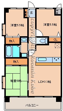 セラヴィの間取り