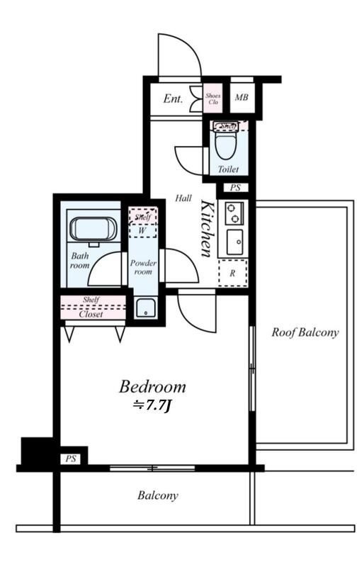 アレスグーテ北千住の間取り|間取りです。