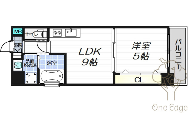 グランエイト中津の間取り