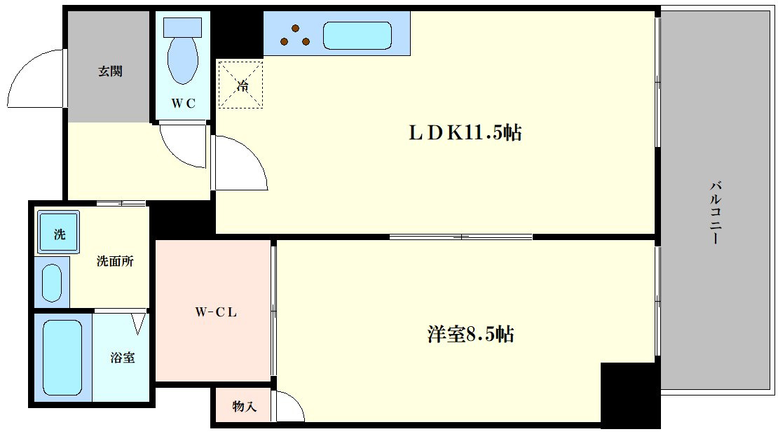 富士プラザⅤの間取り