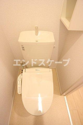 フラワーヒルⅠのトイレ|高崎、前橋のお部屋探しはエンドスケープまで！お客様の理想お聞かせ下さい♪
