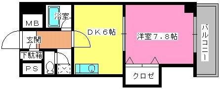 【間取り】 | グランシャリオ竹下