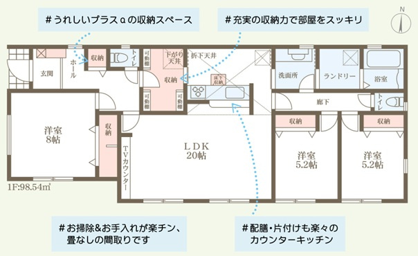 リーブルガーデン葛城市林堂4期の間取り