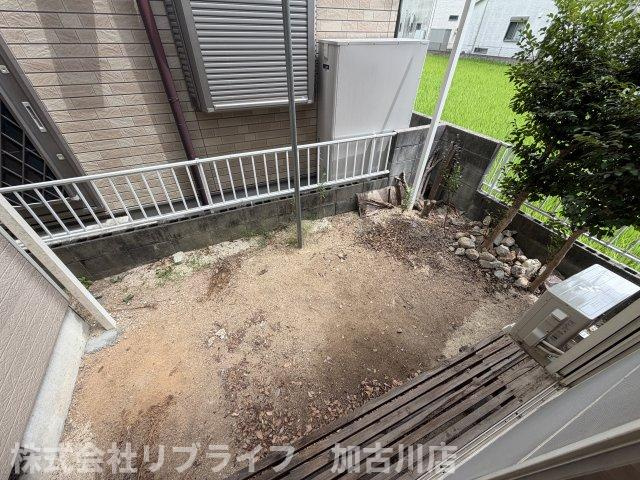 太子戸建ての庭