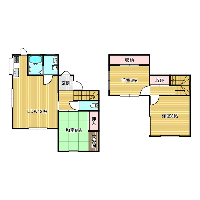 太子戸建ての間取り