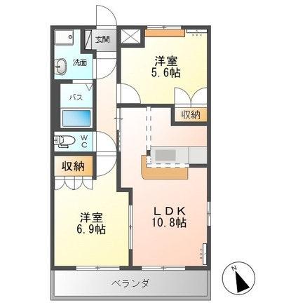 フェアリーの間取り|間取図