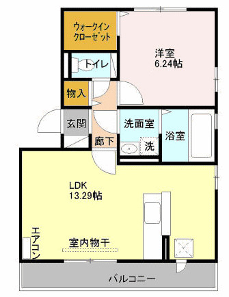 【間取り】 | ラ・グランメール(Ｄ-ｒｏｏｍ)