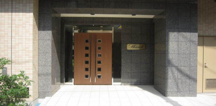 シャンティ住吉のエントランス|毎日通るエントランスはこのようになっています