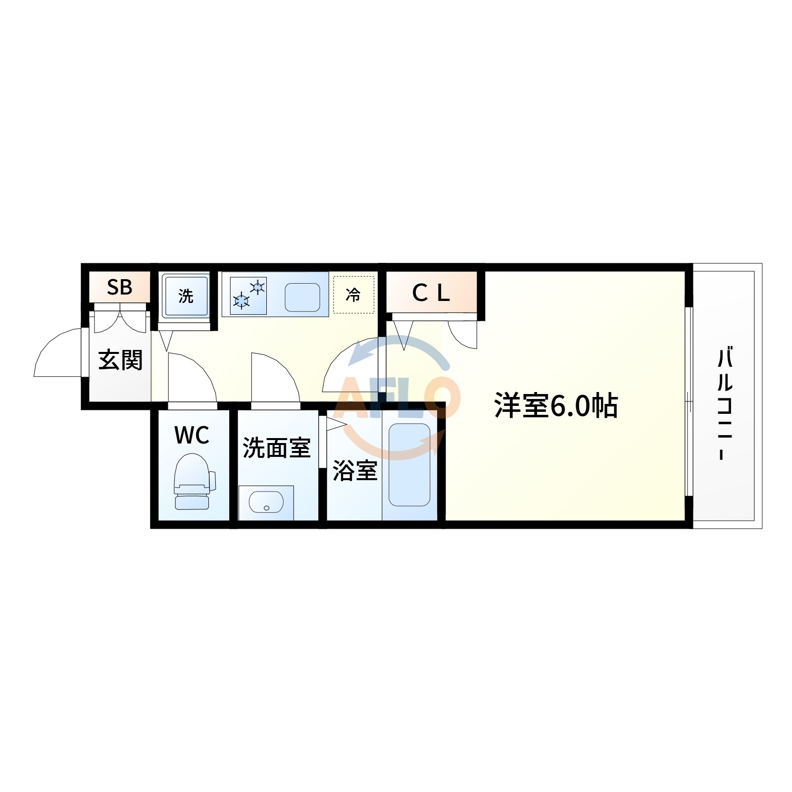 プレサンス新大阪ヴィガの間取り|プレサンス新大阪ヴィガ　間取り