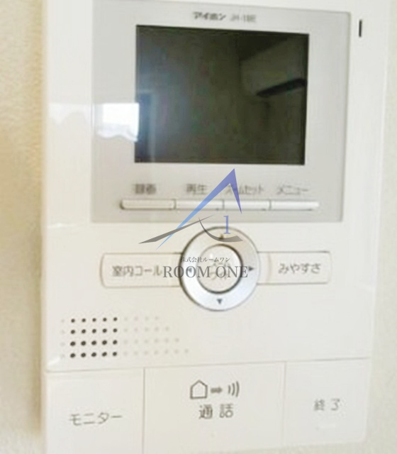 フォンテーヌＢのセキュリティ|モニター付きインターホンです。