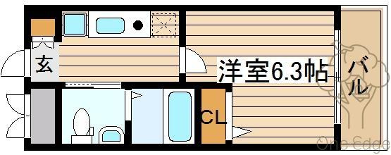 SWISS梅田東の間取り