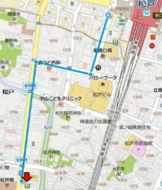 SkyMatsudoの地図