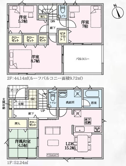 【間取り】 | CRADLE GARDEN吉見町下細谷 第2　新築住宅 | ≪3号棟≫