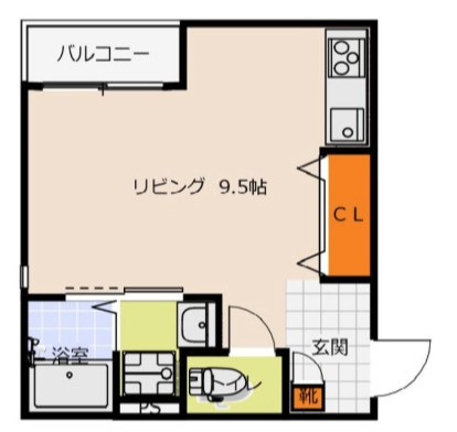 柏市つくしが丘５丁目のアパートの間取り