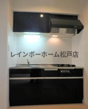 柏市つくしが丘５丁目のアパートのキッチン