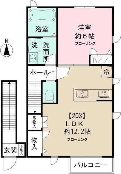 アルコバレノの間取り