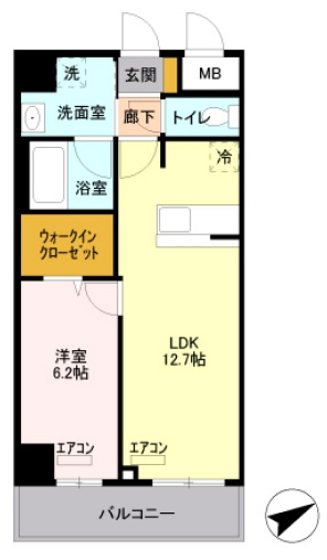 【間取り】 | グランリヴェール志木（D-room） | 他号室参考写真