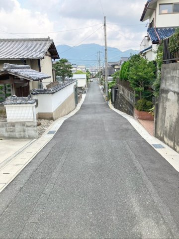 篠栗町和田2丁目 土地の前面道路含む現地写真|前面道路の様子です！