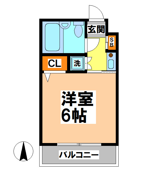 武蔵野市吉祥寺本町２丁目の賃貸マンションの間取り
