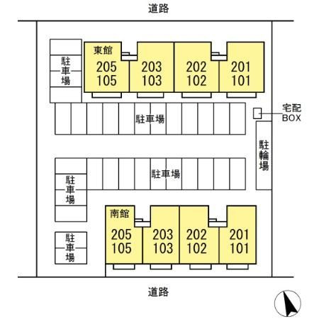【区画図】 | アルカイックシャトー　東館
