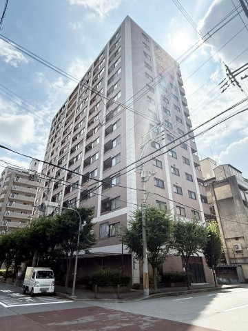 パレステージ四ツ橋の外観|現地外観です。（２０２６年８月現在）