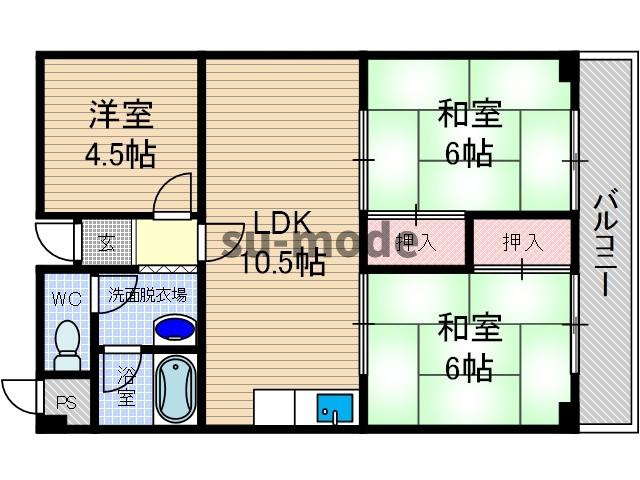 【間取り】 | 明香マンション