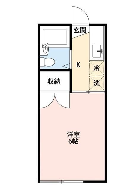 コーポつくしの間取り