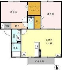 High Avenue　Aの間取り
