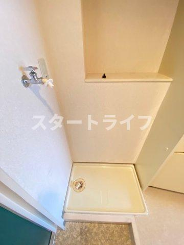 大阪市東淀川区下新庄４丁目の賃貸マンションの洗面所